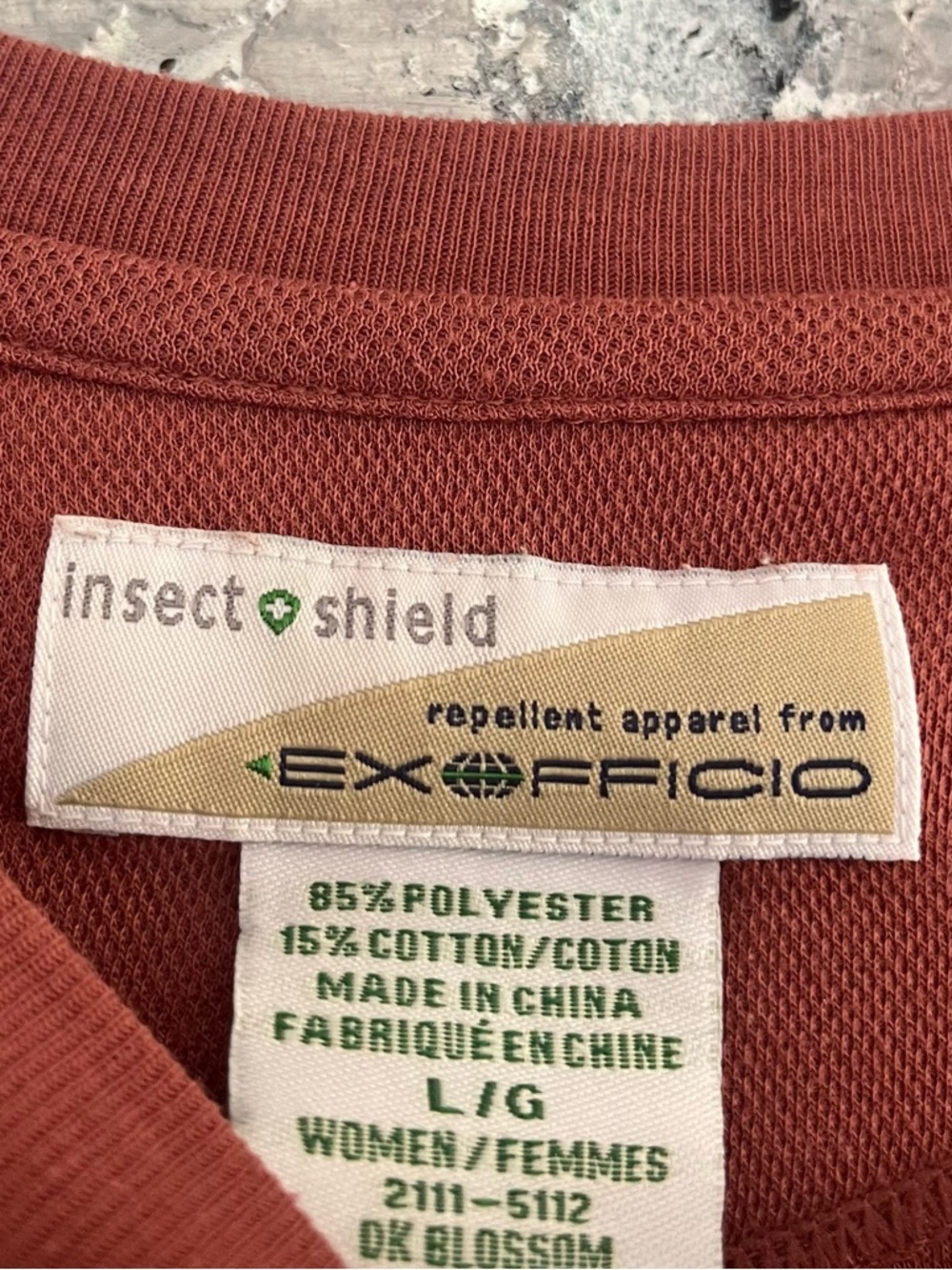 Insect Shield Repellent Apparel Long sleeve waffle T. I have 5 of theses, works! - Picture 2 of 11